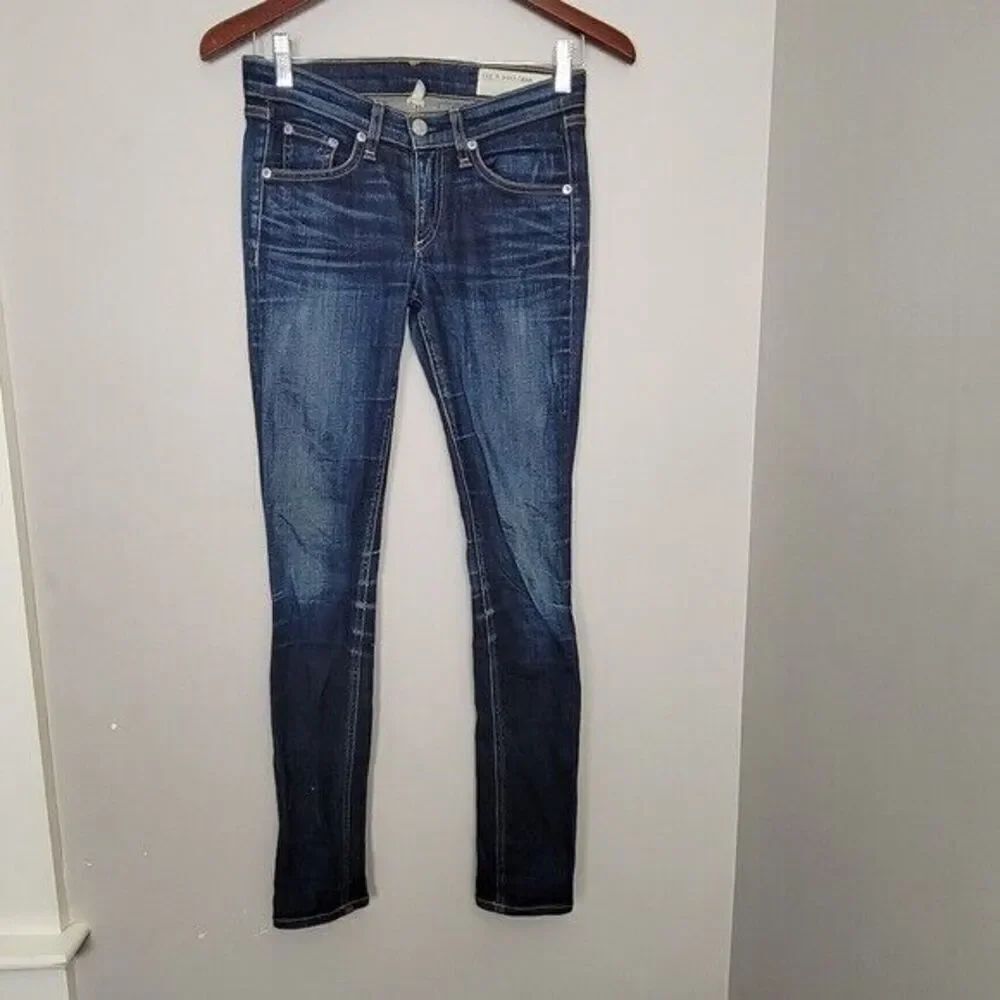 RAG & BONE Kensington Skinny Jean Blue Size 25